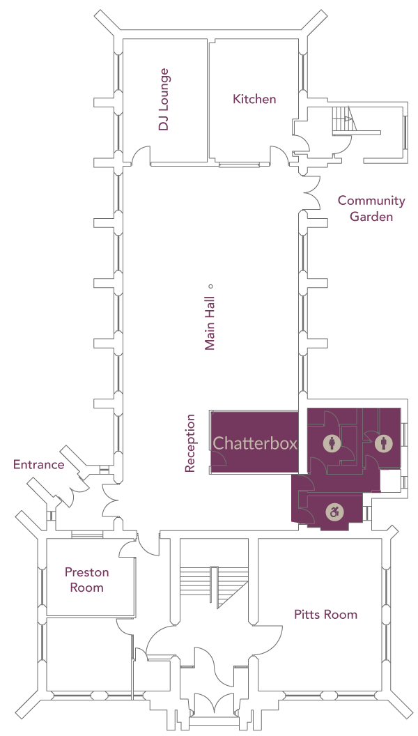 Chatterbox Room Floorplan