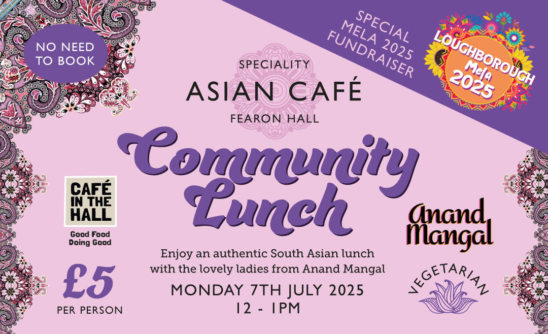 Asian Café Community Lunch banner