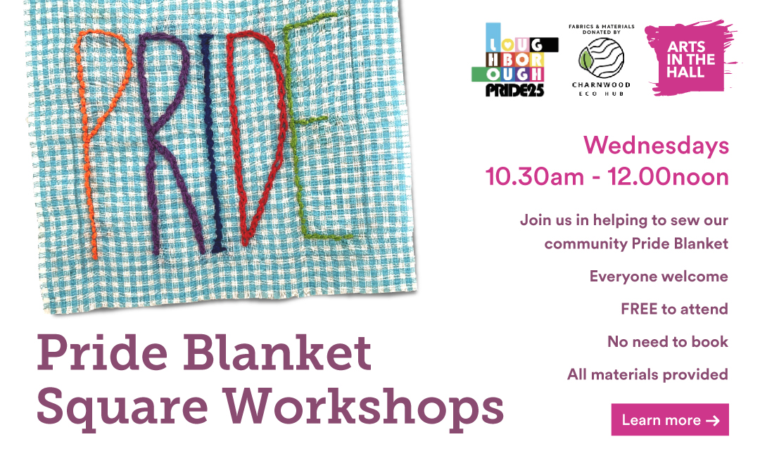 Pride Blanket Sqaure Workshops event banner