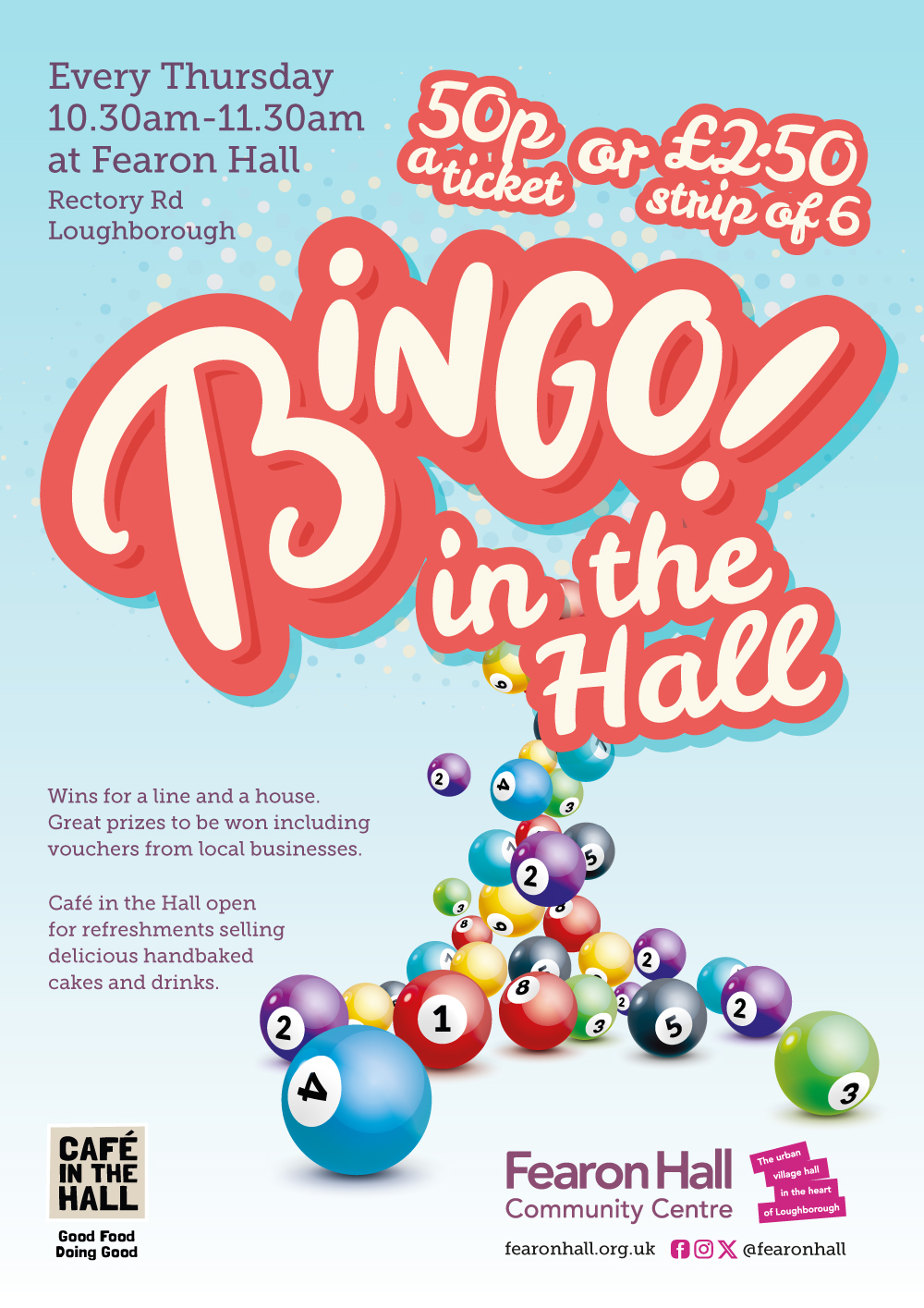Fearon Hall Bingo in the Hall poster image