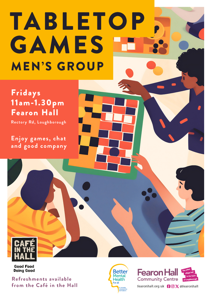Fearon Hall Tabletop Games Men's Group poster image