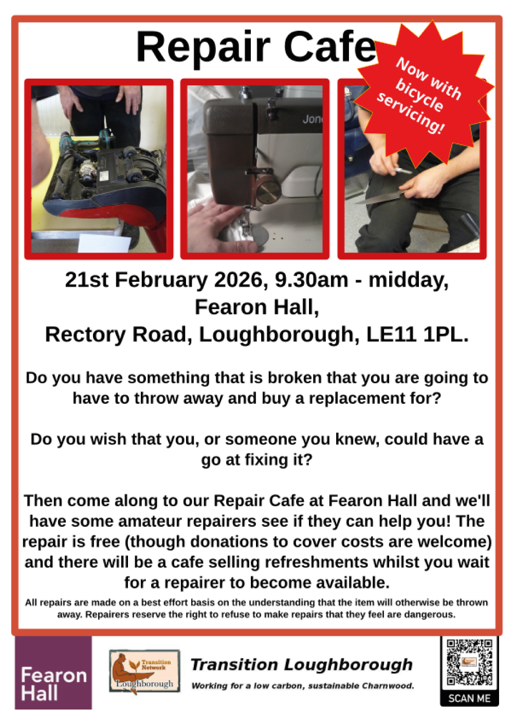 Repair Café from Transition Loughborough