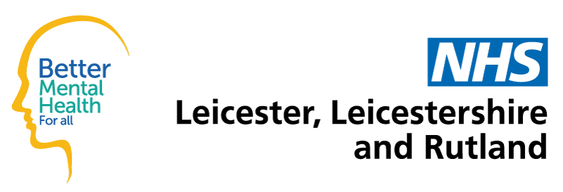 Better Mental Health and NHS-Leicester-Leicestershire-and-Rutland-logos