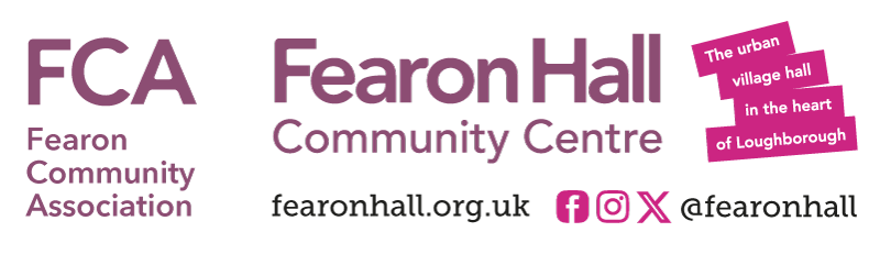 Fearon Community Association and Fearon Hall logos
