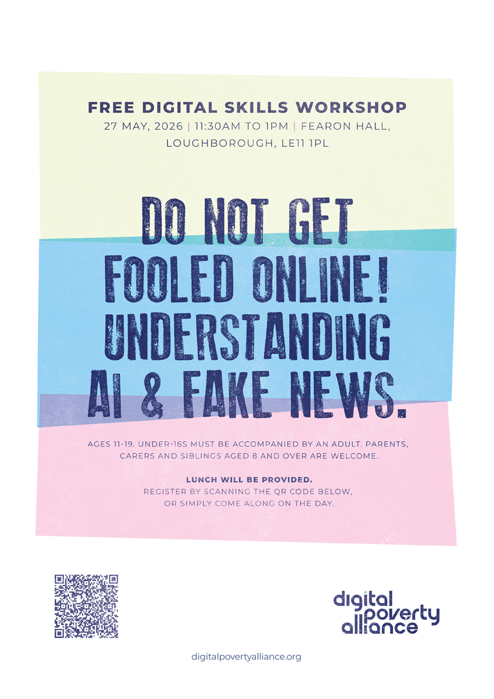 Do not get fooled online poster - digital skills workshop