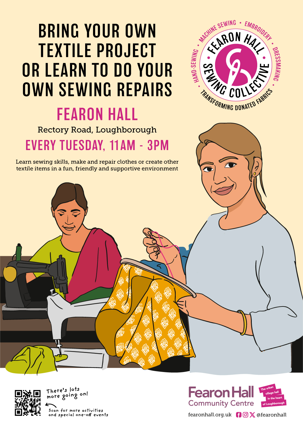 Fearon Hall Sewing Collective, Every Tuesday 11am - 3pm